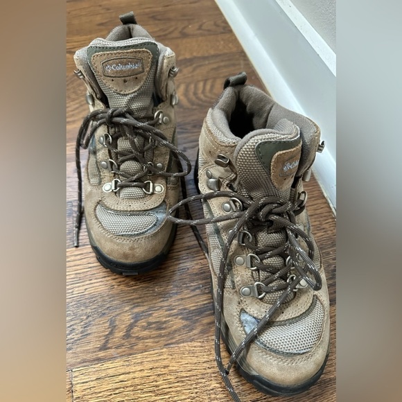 Columbia women’s hilltop ridge hiking boot brown suede size US 7 - Picture 4 of 6